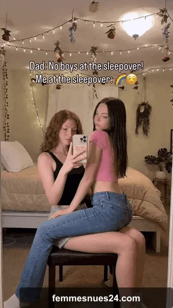 "No boys at the sleepover"